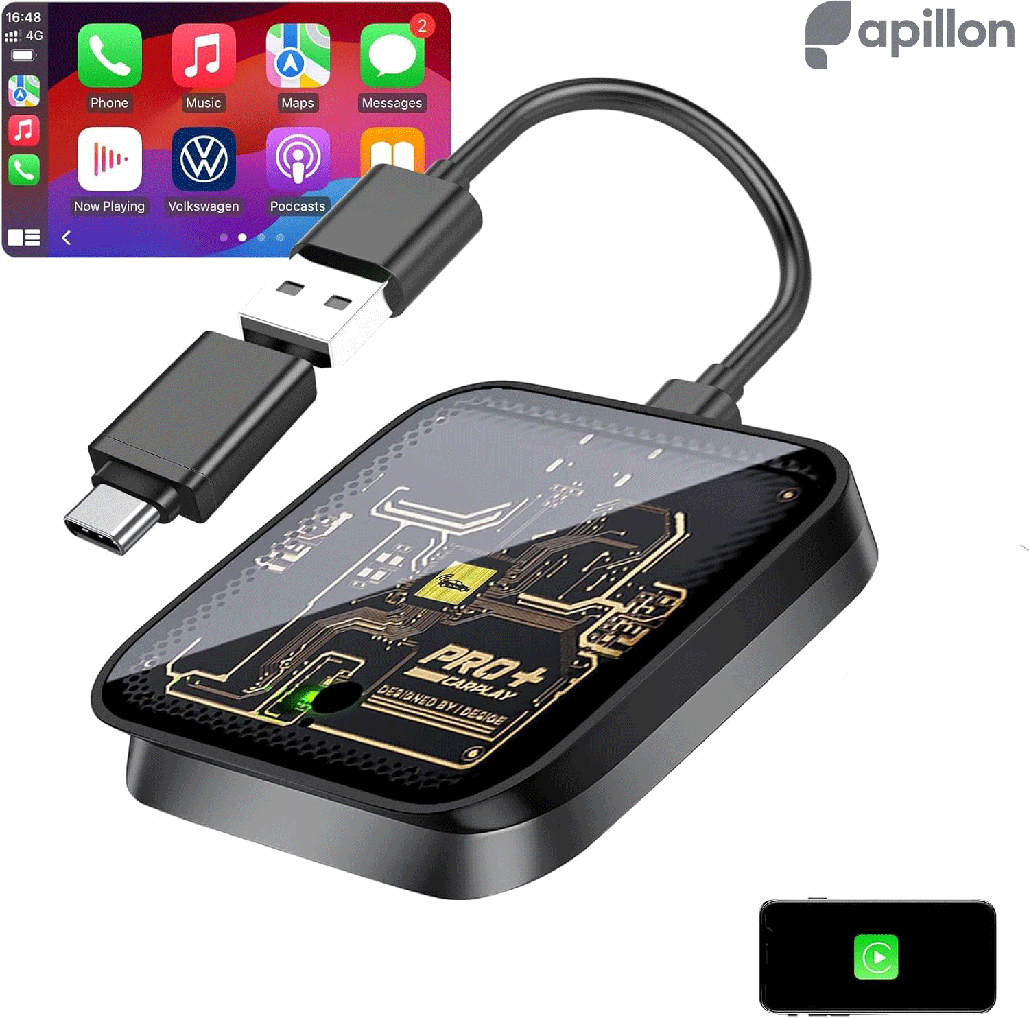 مبدل MAKINGTEC Wireless CarPlay Adapter